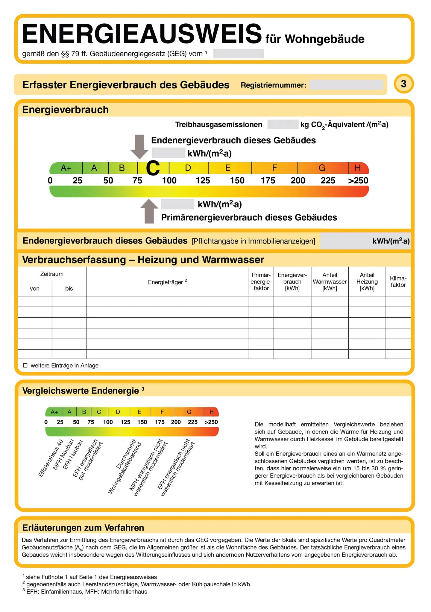 Verbrauchsausweis
